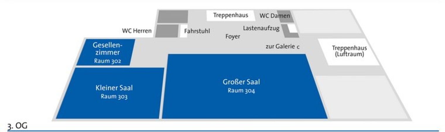 Lageplan drittes Obergeschoss