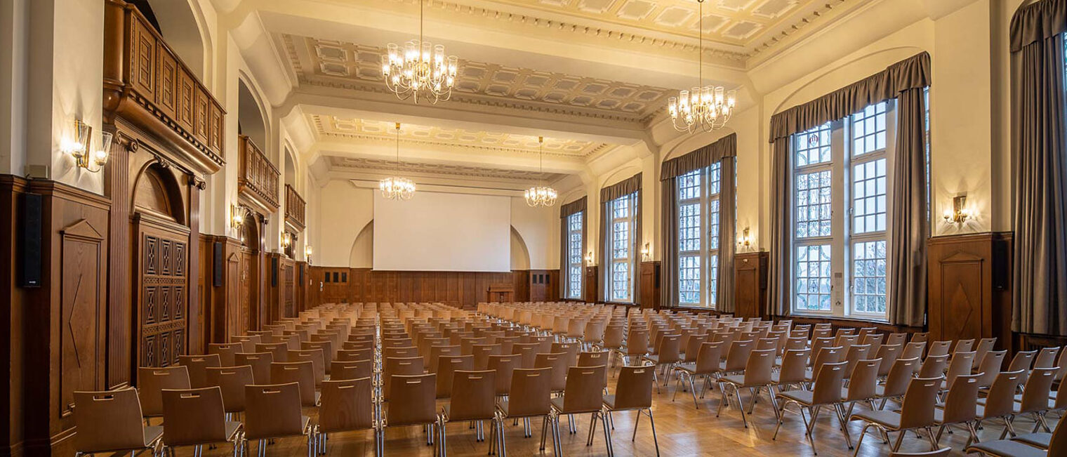 Treffpunkt der Handwerkskammer Hamburg: großer Saal